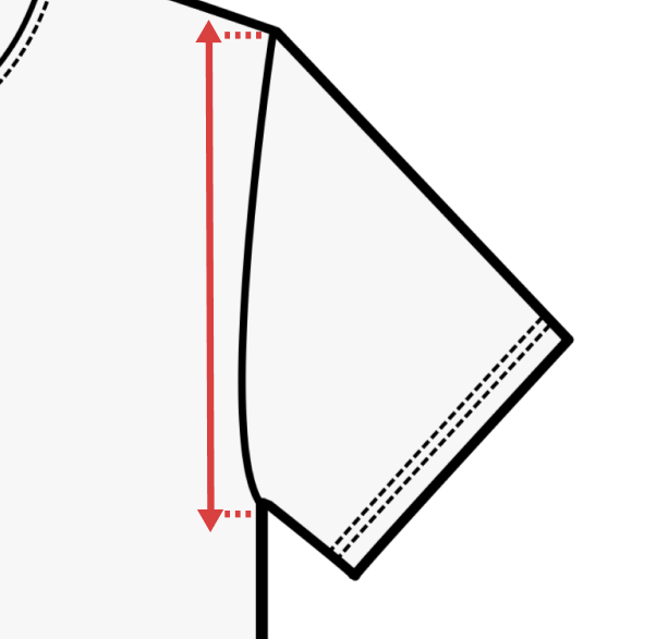 Sleeve Opening Width